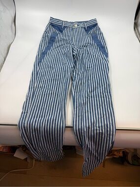 Vintage Roughriders Western Striped Jeans Woman Size 5/6